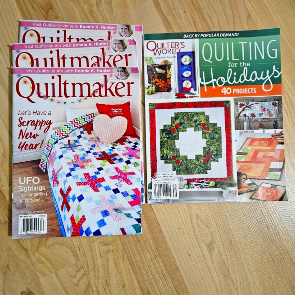 Quilting magazines - new